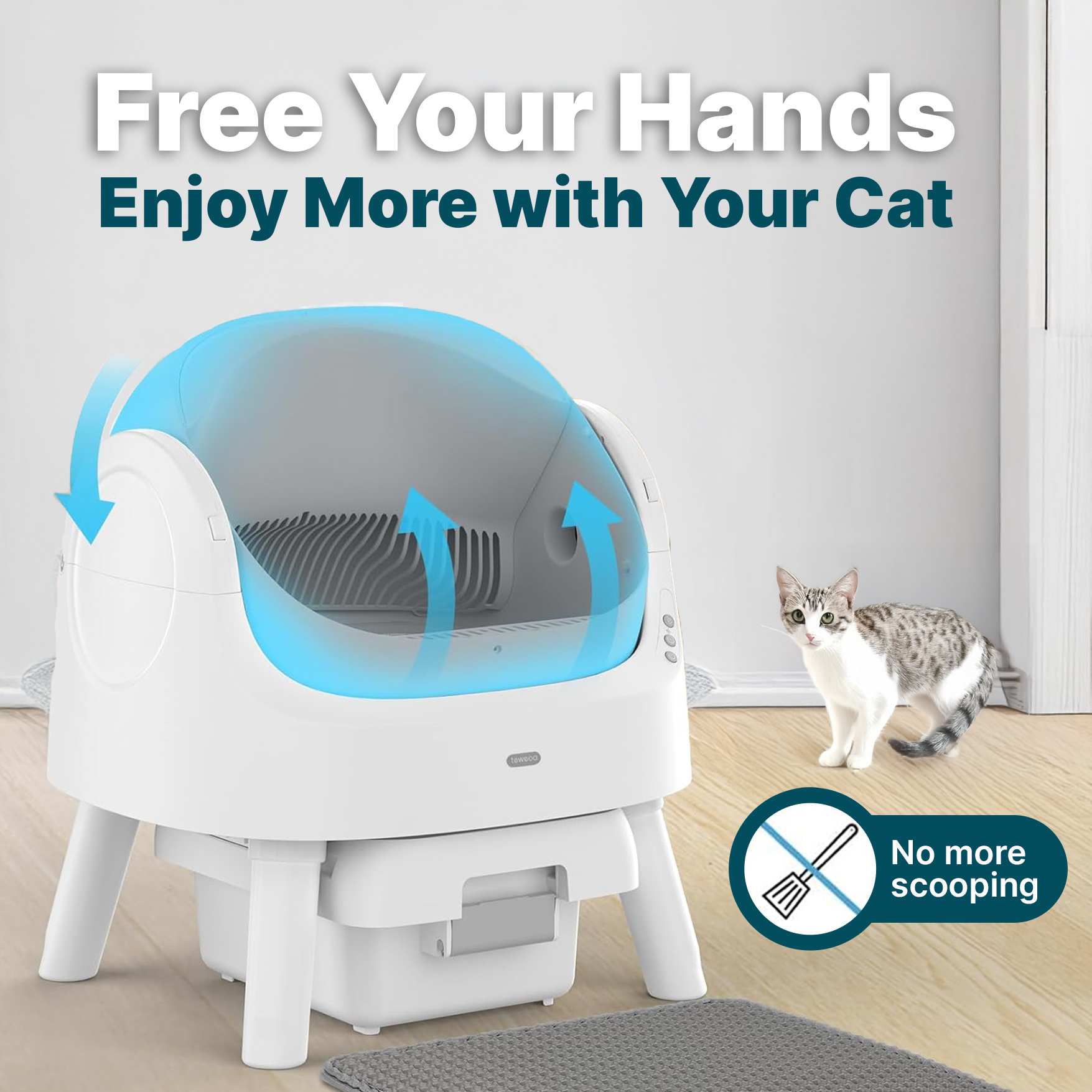 Catnary® Self-Cleaning Litter Box